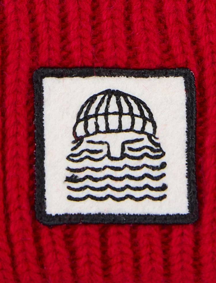 BASK IN THE SUN Beanie RED
