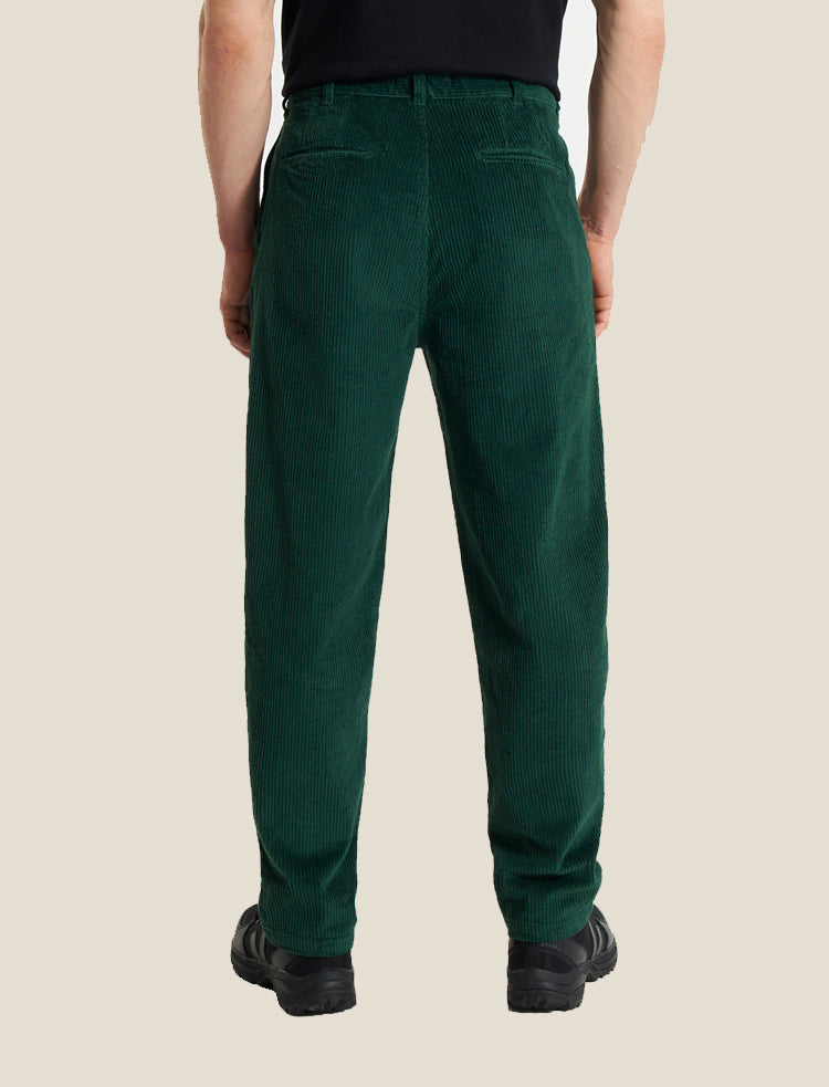 DEDICATED Sollentuna Pants - Corduroy Dark Green