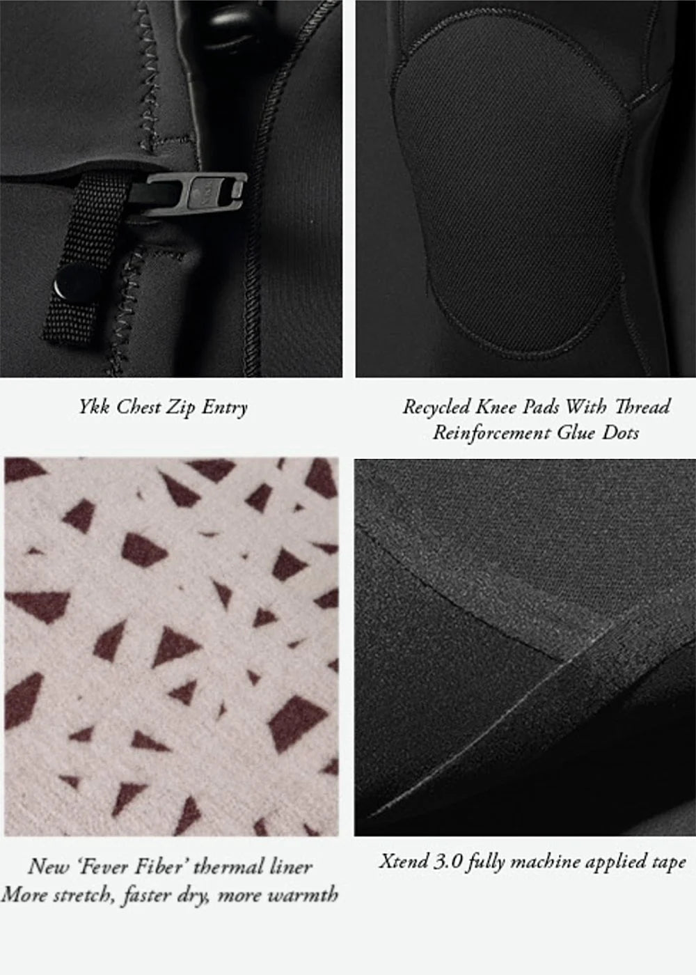 VISSLA 7 SEAS 5-4-3 Full Hooded Chest Zip Wetsuit
