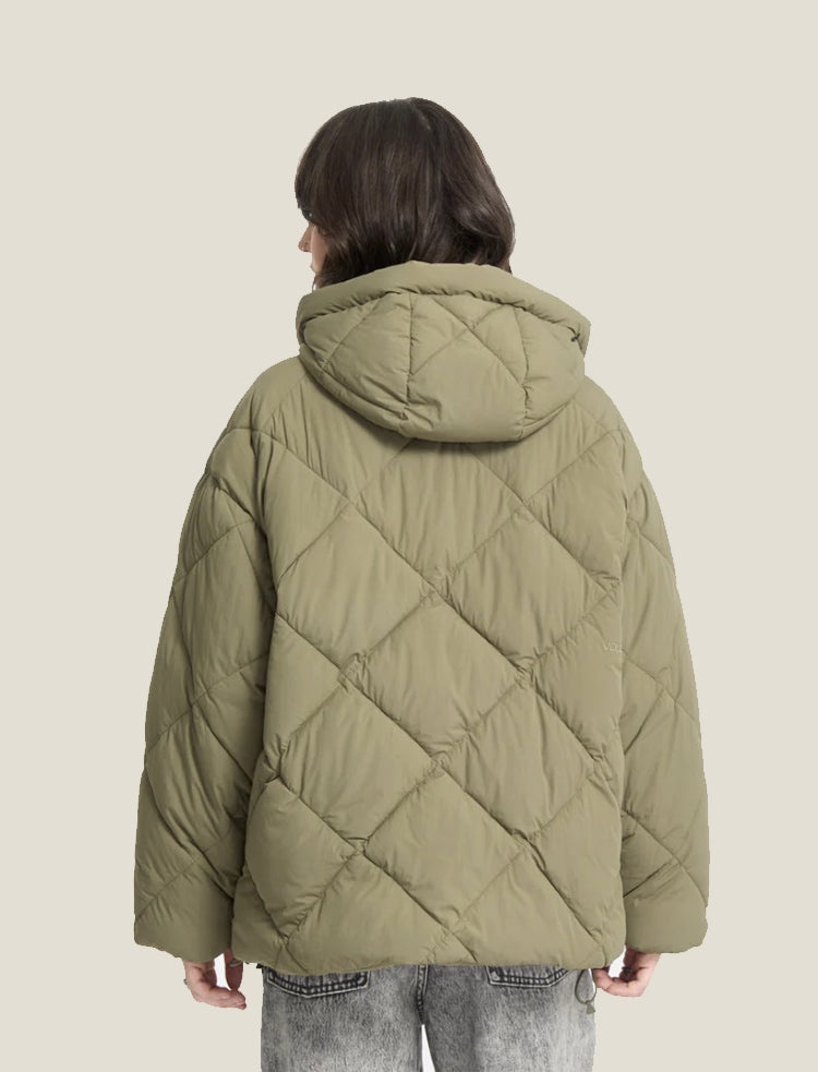 VOLCOM Out Of Boxy Puff Jacket - Wintermoss