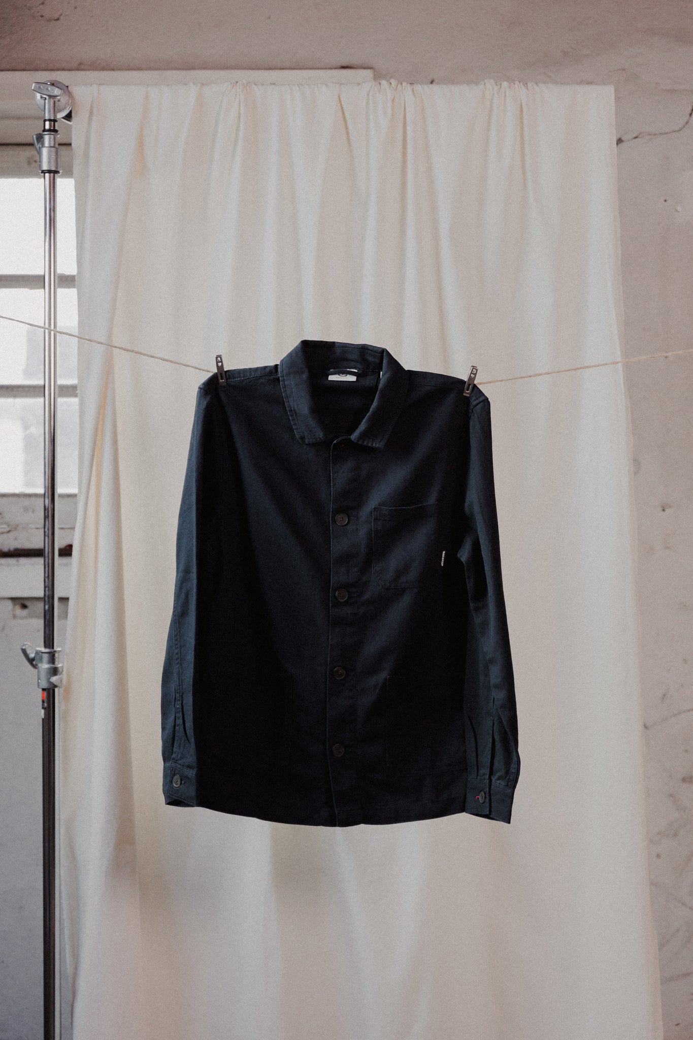 B.R.A.S.C.O Atelier Jacket Washed Navy Blue