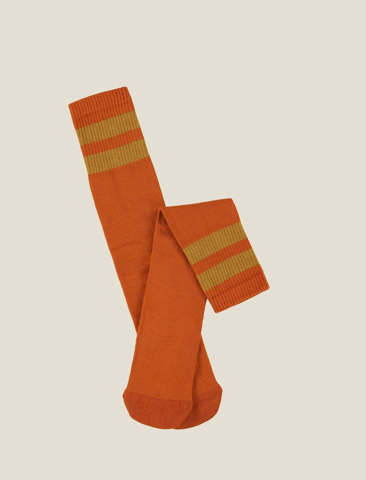ESCUYER unisex tube socks - Orange Brown