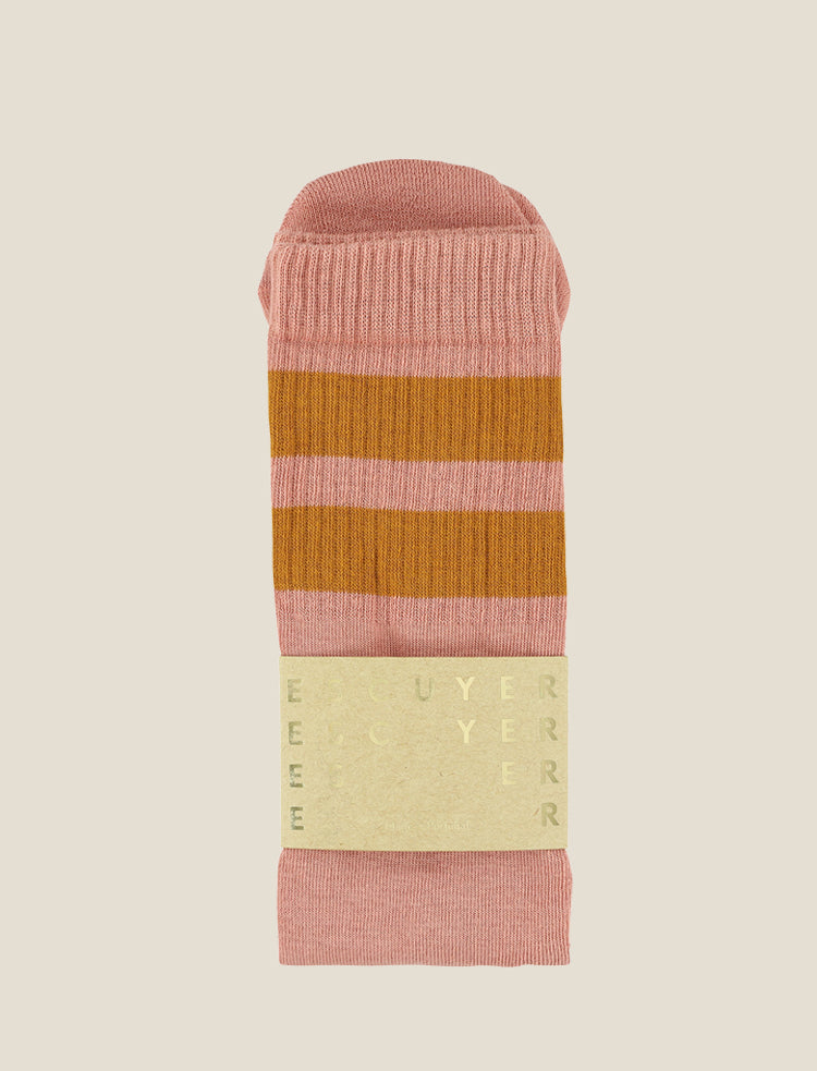 ESCUYER unisex tube socks - Pink Pumpkin