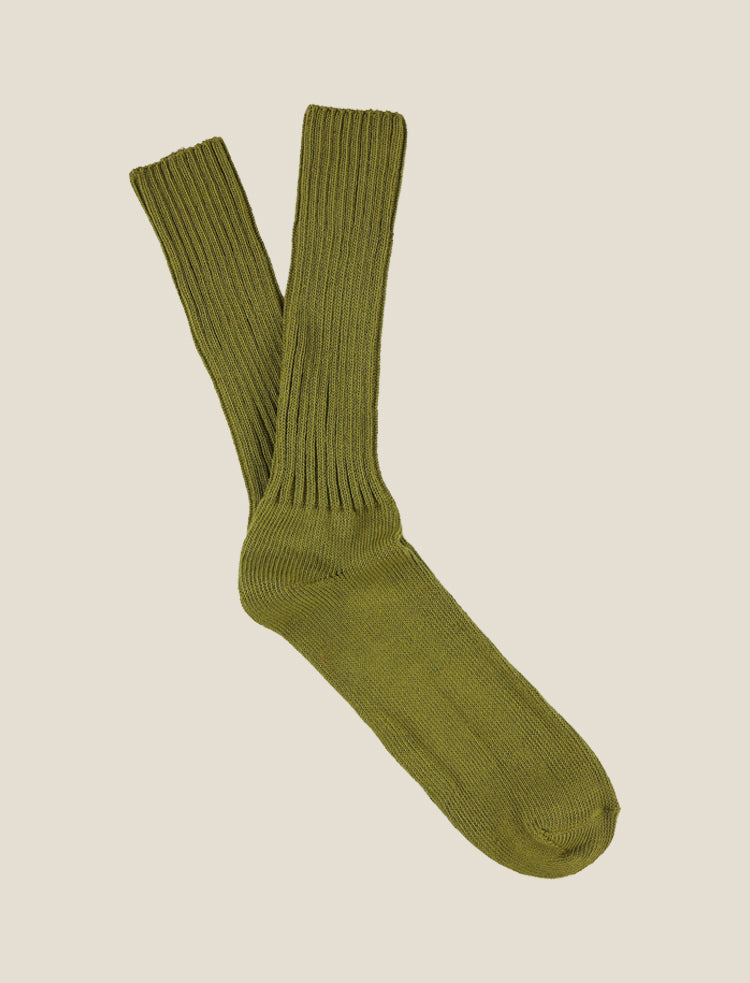 ESCUYER crew socks - Olive